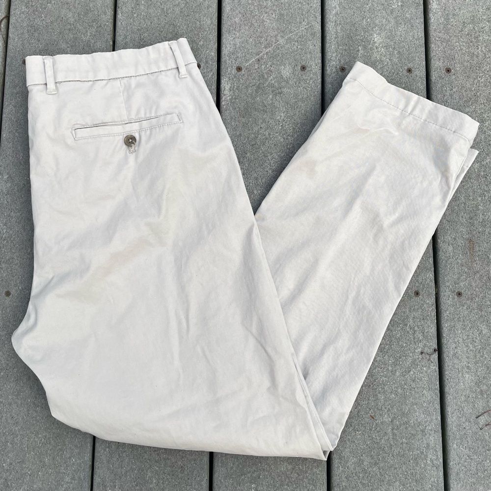 Men’s Berkley & Jensen Flat Front Chino / Khaki Pants W36 L30